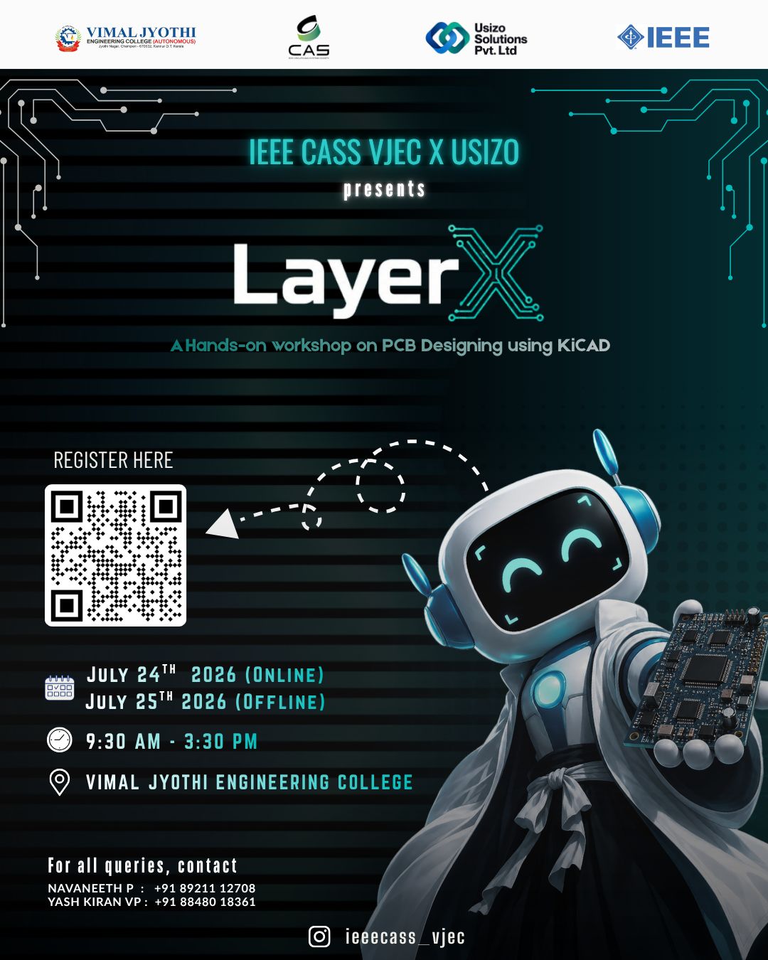 LayerX - PCB Designing using KiCad Poster